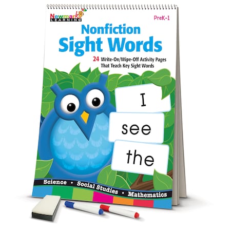 Newmark Learning Nonfiction Sight Words Learning Flip Chart 4680